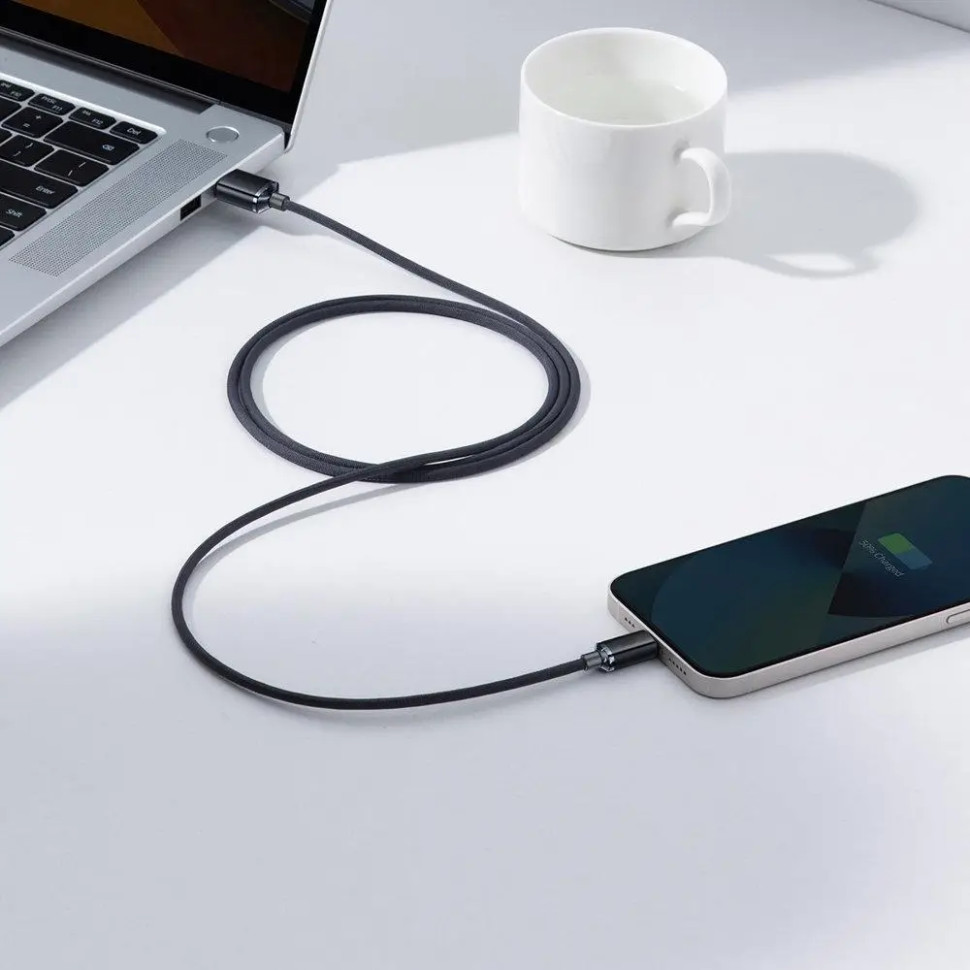 Кабель Baseus Crystal Shine Series Fast Charging Data Cable USB to iP 2.4A 1.2m Black (CAJY000001) Кабель Baseus Crystal Shine Series Fast Charging Data Cable USB to iP 2.4A 1.2m Black (CAJY000001)