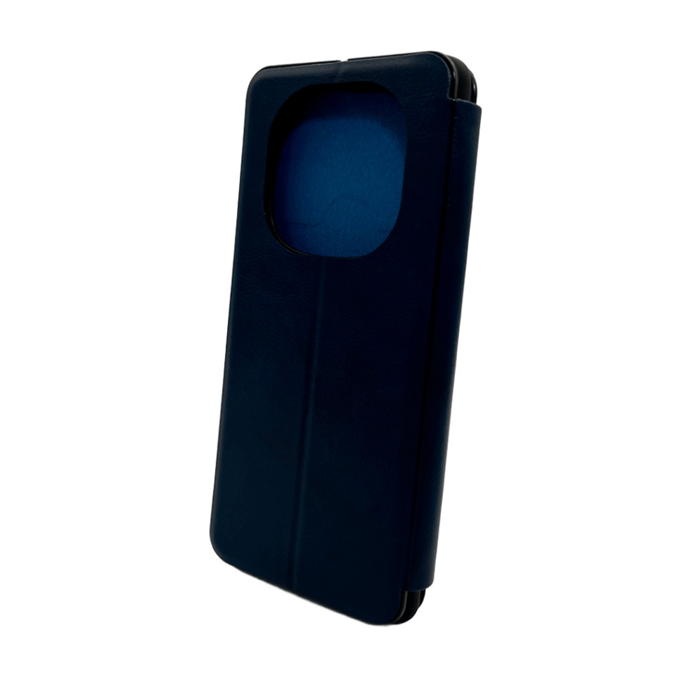 Чохол для смартфона Leather Premium for Xiaomi Redmi Note 14 Pro 4G Blue (LPRRmNt14Pro4GBlue)