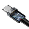 Кабель Baseus Cafule PD2.0 60W flash charging USB cableType-C-Type-C (20V 3A)2M Gray+Black (CATKLF-HG1) Кабель Baseus Cafule PD2.0 60W flash charging USB cableType-C-Type-C (20V 3A)2M Gray+Black (CATKLF-HG1)