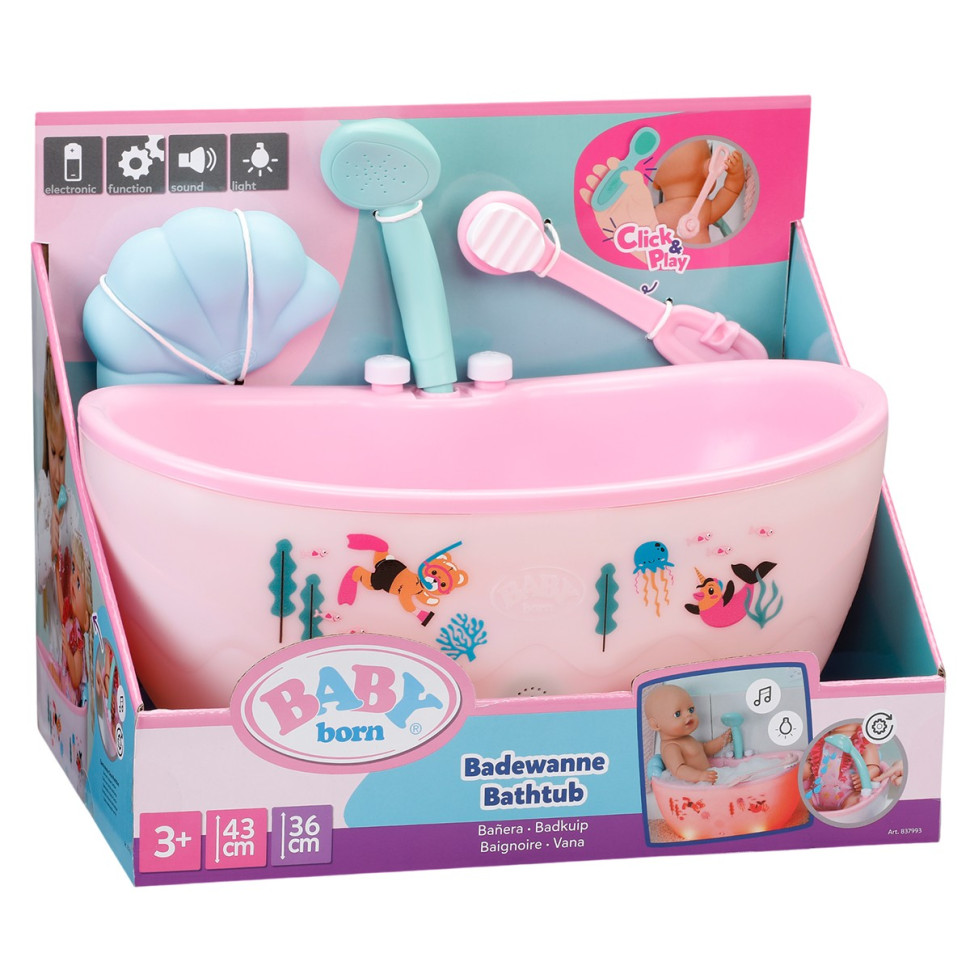 Автоматична ванночка для ляльки Baby Born (Казкове купання)