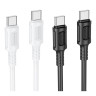 Кабель USB Borofone BX111 Type-C to Type-C 60W Чорний