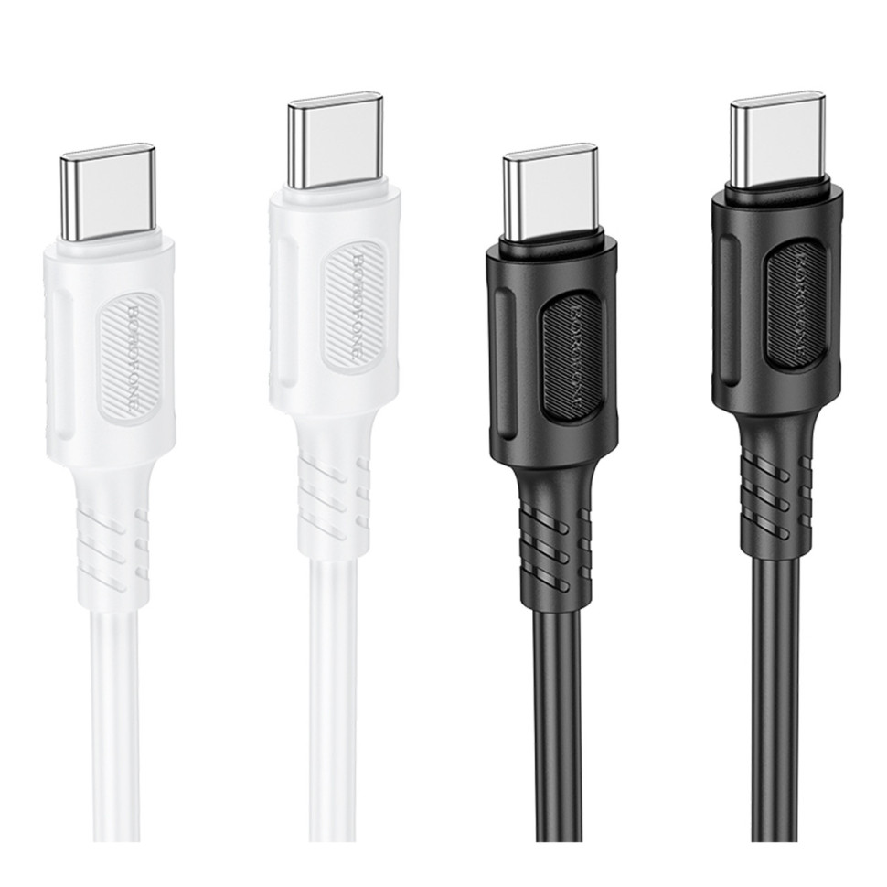 Кабель USB Borofone BX111 Type-C to Type-C 60W Чорний