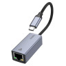 Мережевий адаптер HOCO UA37 Type-C ethernet adapter (1000 Mbps) Metal Gray (6942007647281) Мережевий адаптер HOCO UA37 Type-C ethernet adapter (1000 Mbps) Metal Gray (6942007647281)