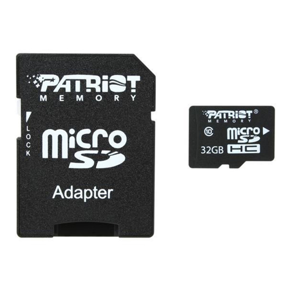 Карта пам'яті microSDHC (UHS-1) Patriot LX Series 32Gb class 10 (adapter SD) (PSF32GMCSDHC10)