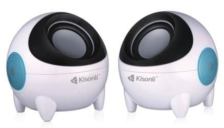 Комп'ютерні колонки Kisonli K800 м`ята упаковка Білий