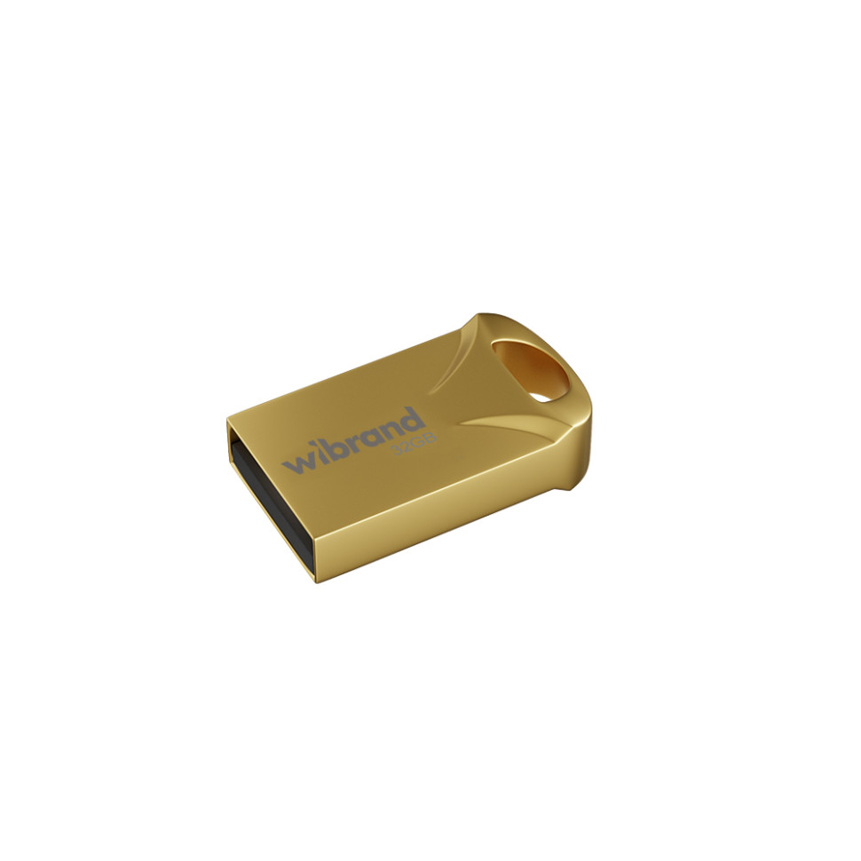 Флеш-накопичувач Wibrand USB 2.0 Hawk 32Gb Gold (WI2.0/HA32M1G)