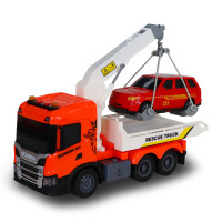 Ігровий набір серії Big Truck  -  Евакуатор Scania з машиною (світло, звук)