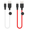 Кабель USB Hoco X21 Plus Silicone Micro 0.25m Чорно-Червоний Кабель USB Hoco X21 Plus Silicone Micro 0.25m Чорно-Червоний