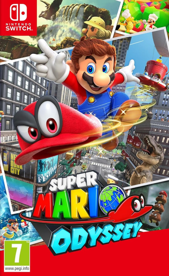 Гра Super Mario Odyssey (Nintendo Switch) (російські субтитри)