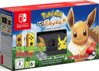 Nintendo Switch (желтый  бежевый) + Pokemon Let's Go, Eevee!