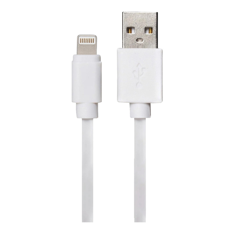 Кабель USB Cable Lightning 25см Без Упаковки Бiлий
