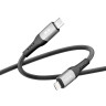 Кабель USB Ridea RC-US42 UltraStrong Type-C to Lightning 30W 1.2m Чорний