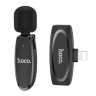 Бездротова мікрофонна система HOCO L15 iP Crystal lavalier wireless digital microphone Black (6931474789020)