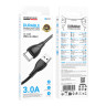 Кабель USB Borofone BX121 Type-C 3A (колір чорний) Кабель USB Borofone BX121 Type-C 3A (колір чорний)