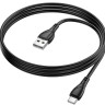 Кабель USB Borofone BX121 Type-C 3A (колір чорний) Кабель USB Borofone BX121 Type-C 3A (колір чорний)