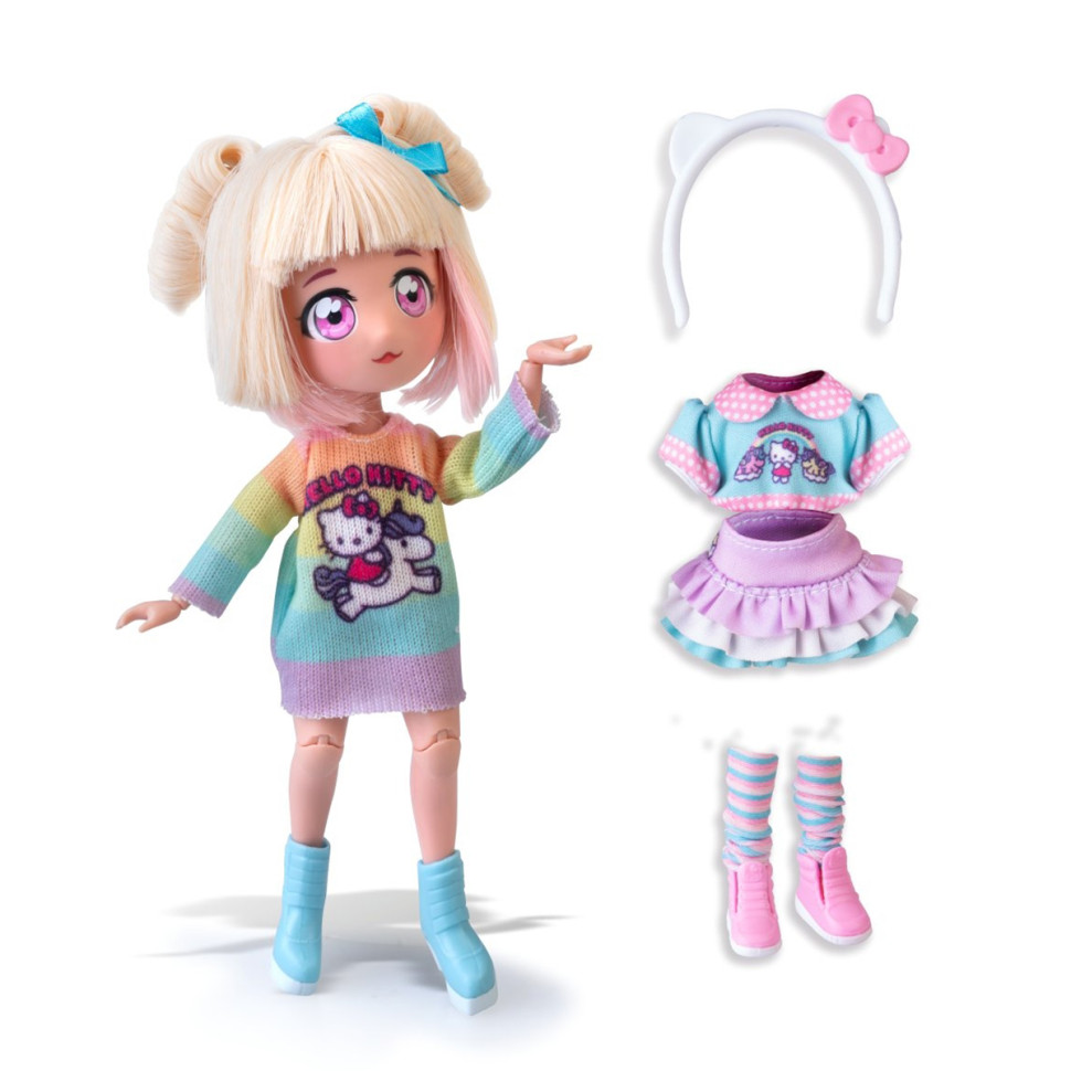Ігровий набір 4SF Manga Dolls серії Hello Kitty (Стильна Цукерочка-єдиноріг)
