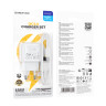 Мережевий зарядний пристрій з кабелем BOROFONE BAS42A Potential single-port QC3.0 charger set(Type-C) 18W White (6941991113802) Мережевий зарядний пристрій з кабелем BOROFONE BAS42A Potential single-port QC3.0 charger set(Type-C) 18W White (6941991113802)