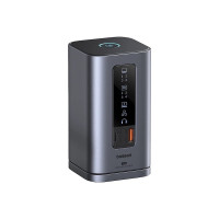 Док-станція Baseus Spacemate Series 11-in-1 (WIN) Docking Station Space Grey (USB-C to 2*HDMI 4K@60Hz+2*DP 4K@60Hz+2*USB-A (10Gbps)+1*USB-C (10Gbps (B00568101813-00)