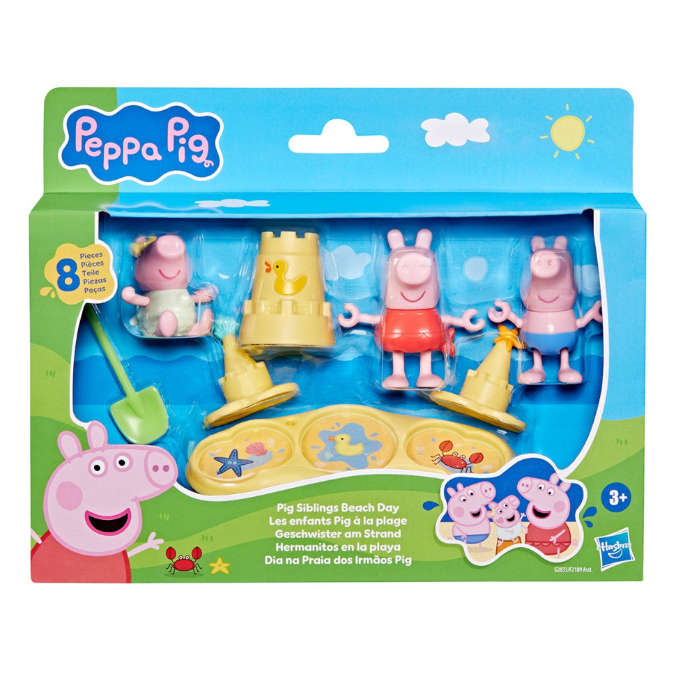 Ігровий набір Peppa Figurines (Три маленькі свинки на пляжі)