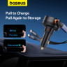 Автомобільний зарядний пристрій Baseus Enjoyment Pro Car Charger C+Retractable C & iP Cable 60W Cluster Black (C00057802111-00)
