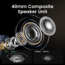 Бездротові навушники UGREEN HP202 HiTune Max5 Hybrid Active Noise-Cancelling Headphones Black(UGR-25255) (UGR-25255)