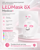 LED-маска для світлотерапії MEDICA+ LEDMask 8X (Japan)
