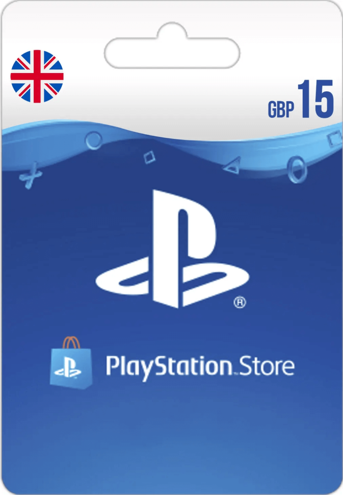 PSN Card 15 GBP | Playstation Network United Kingdom (ключ активации)