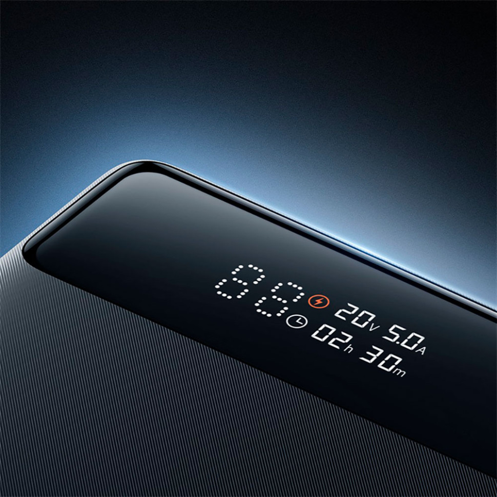 Зовнішній акумулятор Baseus Blade Power Digital Display Fast Charging Power Bank  HD Edition 20000mAh 100W Black (PPBL000301)