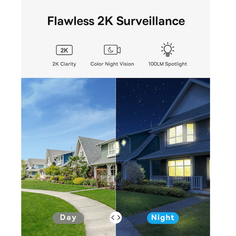 Додаткова IP-камера відеоспостереження Baseus Security B1 Outdoor Camera 2K White (S0SV002130) Додаткова IP-камера відеоспостереження Baseus Security B1 Outdoor Camera 2K White (S0SV002130)