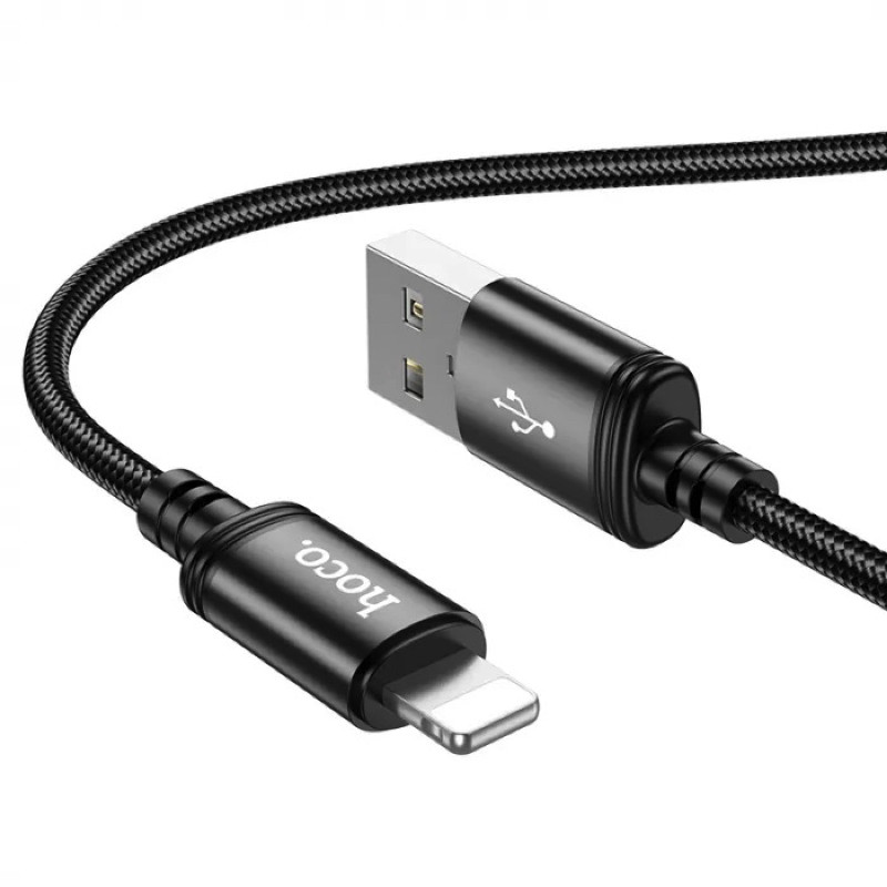 Кабель HOCO X91 Radiance charging data cable for iP(L=3M) Black (6931474788702) Кабель HOCO X91 Radiance charging data cable for iP(L=3M) Black (6931474788702)