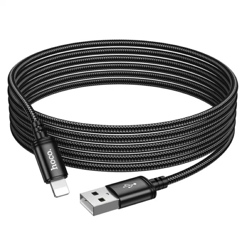 Кабель HOCO X91 Radiance charging data cable for iP(L=3M) Black (6931474788702) Кабель HOCO X91 Radiance charging data cable for iP(L=3M) Black (6931474788702)