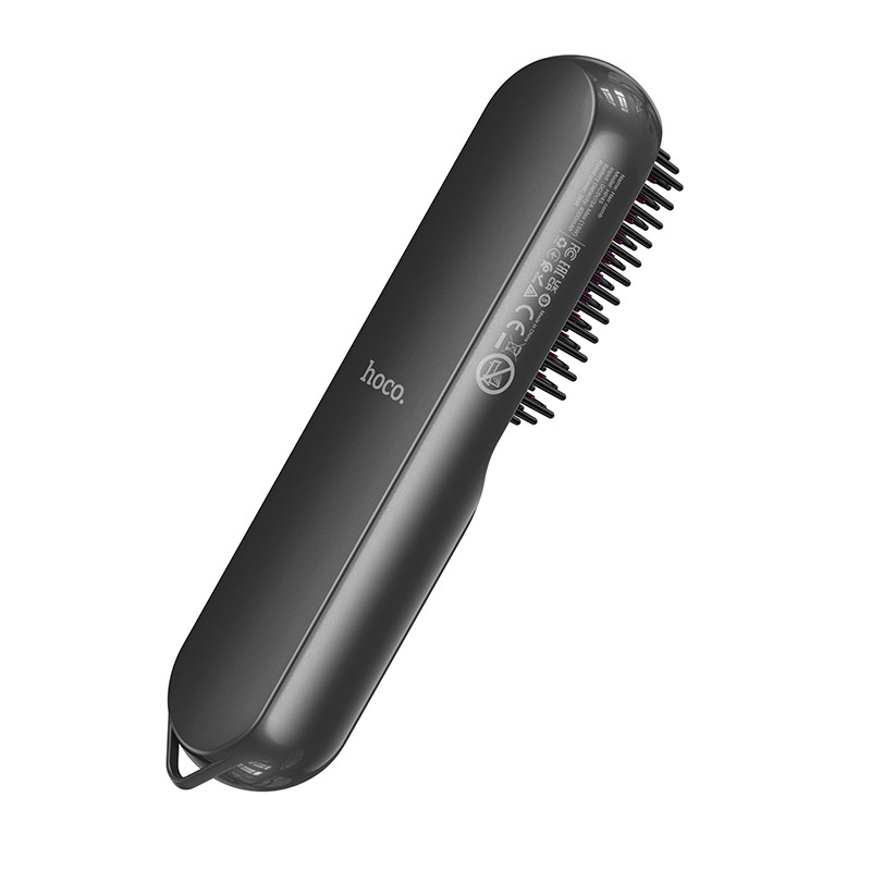 Гребінець для випрямлення волосся HOCO HP45 Heating straight hair comb Gray (6942007654593)