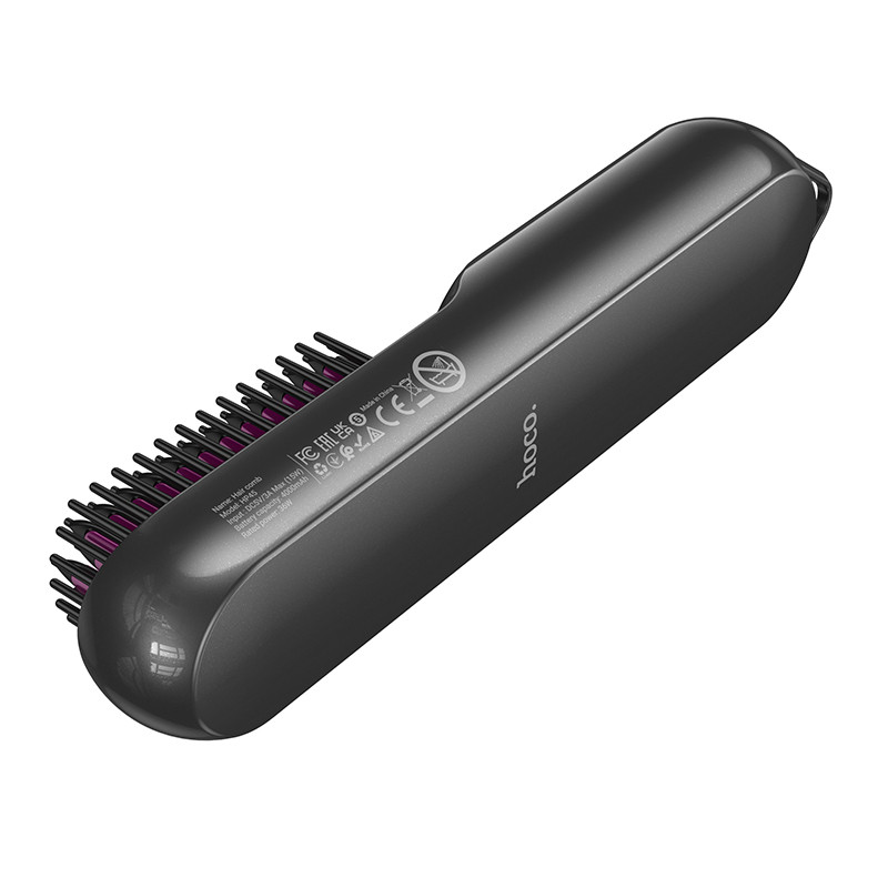 Гребінець для випрямлення волосся HOCO HP45 Heating straight hair comb Gray (6942007654593)