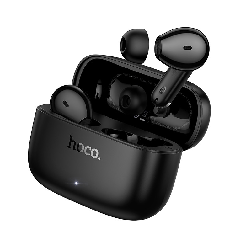 Бездротові навушники TWS HOCO EQ32 Astute wireless BT headset(App) Black (6942007680561)