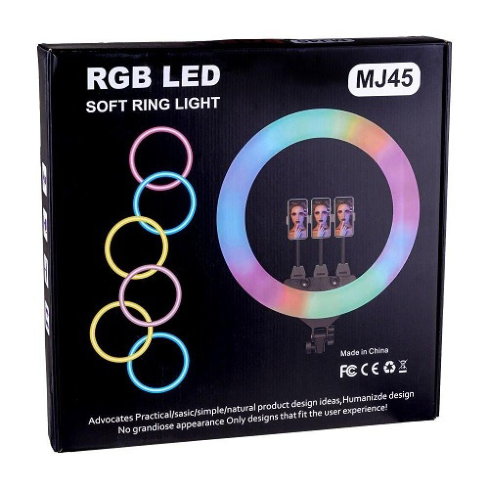 Лампа RGB MJ45 45cm м'ята упаковка Чорний
