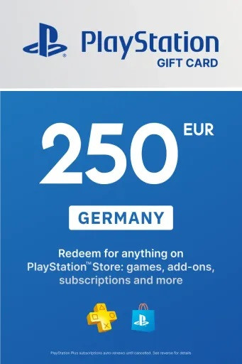 PlayStation Store Card 250 EUR | Playstation Network Germany (ключ активации)